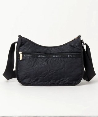 【美品】LeSportsac❥バケツ型パフィーブロッサムズ黒 LeSportsac レスポートサック黒 ショルダーバッグパフィー