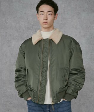 WEGO 【ユニセックス着用ITEM】フライトジャケット カーキ