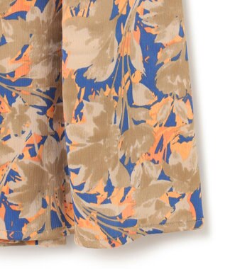 J.PRESS YORK STREET 【WOMEN】シャドーフラワーフレアスカート ブルー系5