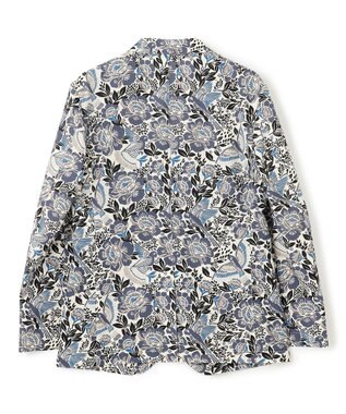 JOSEPH HOMME 新型・新柄【洗える/ストレッチ/シワになりにくい】クールドッツストレッチ メキシカンプリント ジャケット ホワイト系5