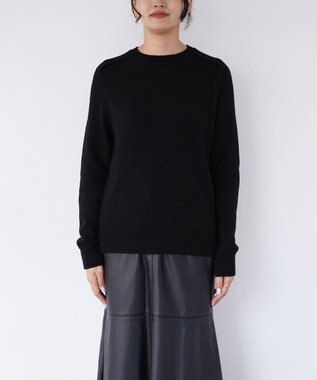 TOQUE 〈高垣麗子さんコラボ〉【ユニセックス】ベビーアルパカラグランニット 漆黒