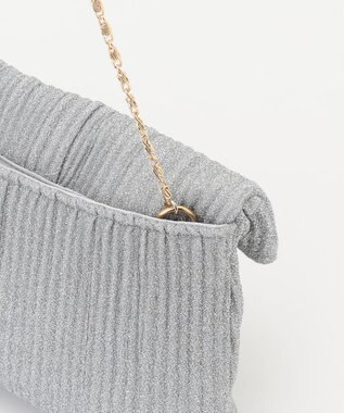 ANY SIS 【2WAY】シャイニープリーツ バッグ シルバー