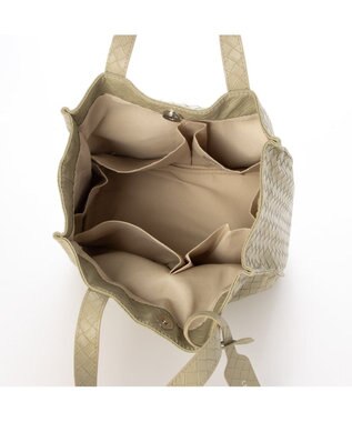 UNBILLION カシュカシュ cachecache / メッシュエンボスショッパートートS グリーン