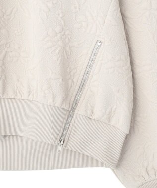 Green Parks フラワーフクレジャカードプルオーバー Gray