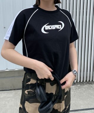 WEGO スポーツグラフィックT ブラック