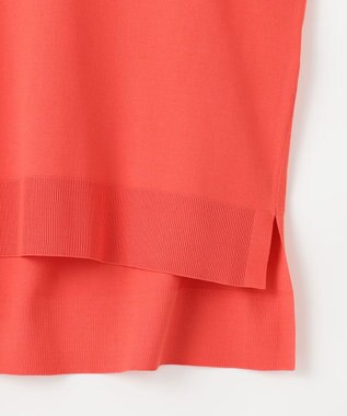 自由区 【接触冷感・UVカット】クレープストレッチプルオーバー ニットⅡ [新色]マンダリン