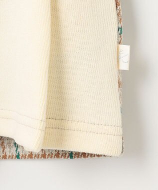 組曲 KIDS 【110-140㎝】チェック キュロット クリーム系