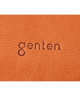 genten ゴートベーシック Ｌファスナー長財布 レンガ