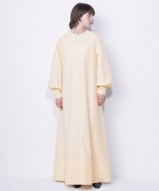 NAVE 【ReNAVE・セットアップ可/撥水加工/防シワ】ポリエステルタッサー ワンピース アイボリー系