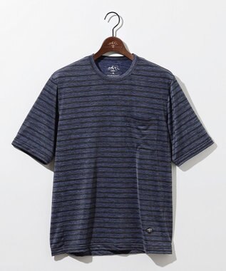 JOSEPH ABBOUD MOUNTAIN 【接触冷感】クールスキンガード Tシャツ ネイビー系2