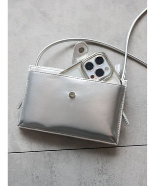 AMERICAN HOLIC マルチウォレットショルダー Silver