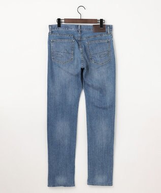 JOSEPH ABBOUD 【JAPANファブリック/ストレッチ/軽量】ライトオンス ストレッチ デニム パンツ サックスブルー系