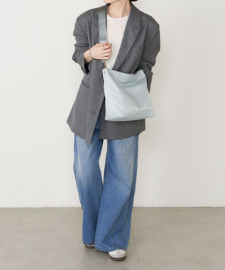 russet  ナイロンジャガード2WAYショルダーバッグ(CE-1693) AshBlue