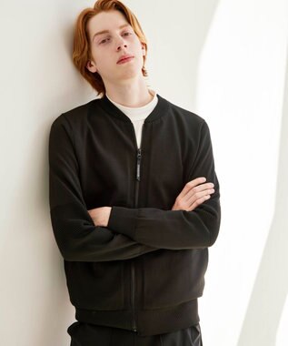  ウォッシャブルでお手入れも楽！【23Fondation/MEN】ニットブルゾン