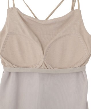 earth music&ecology 【予約】適ON カップ付きキャミソール ベージュ