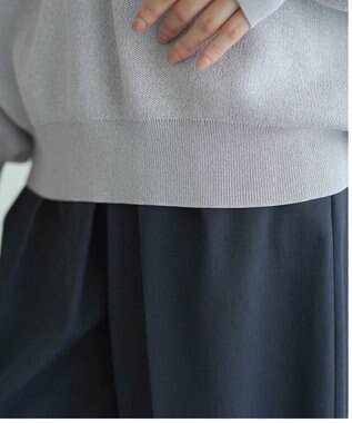 YECCA VECCA 2wayレイヤード風ポロニット Gray