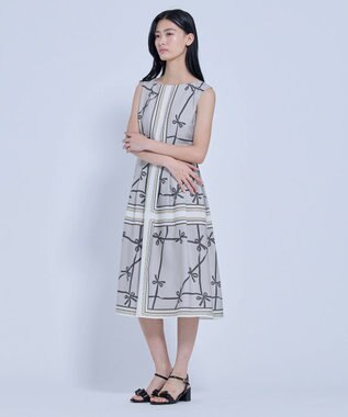 TOCCA RUBAN CARRE ドレス ブラウン系5