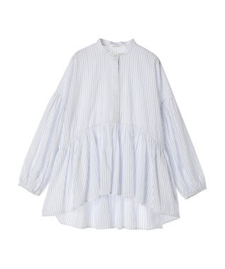 AMERICAN HOLIC サラックール／ＵＶカットティアードブラウス Off White