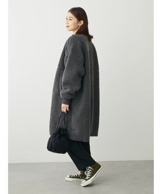 Green Parks ロングボアコート Charcoal Gray