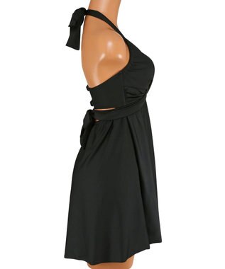 San-ai Resort（三愛水着楽園） ワコール定番商品カップ使用、GHIカップの大きなお胸に対応【グラマラスフィット】クロスワイヤーAライン水着　9D-M　【San-ai Resort（サンアイリゾート）】 ブラック