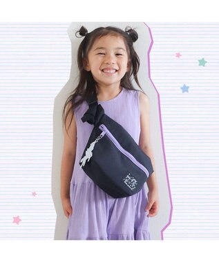 Mother garden マザーガーデン ユニコーン ボディバッグ 《パープル / ブラック》 ブラック