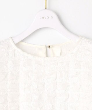 ANY SIS 【洗える】ワッフルライクフクレジャカード チュニック オフ