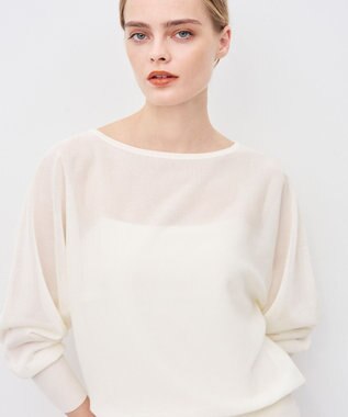 uncrave シアーニット ドルマントップス オフ