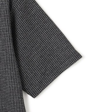 JOSEPH HOMME 新素材【清涼感】メランジクロスジャージー　Vネック半袖カットソー ブラック系