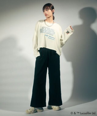 Green Parks ＳＴＡＲ　ＷＡＲＳ／リメイク風ロゴロンＴＥＥ White