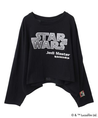 Green Parks ＳＴＡＲ　ＷＡＲＳ／リメイク風ロゴロンＴＥＥ Black