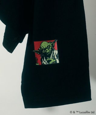 Green Parks ＳＴＡＲ　ＷＡＲＳ／リメイク風ロゴロンＴＥＥ Black