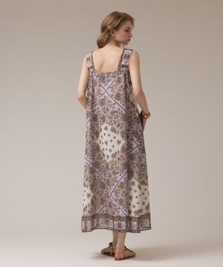 GRACE CONTINENTAL マルチWAYシフォンワンピース ブラウン