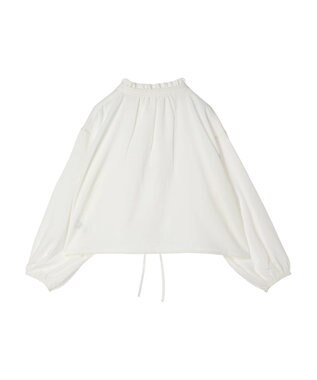 earth music&ecology カフタンフリルブラウス Off White