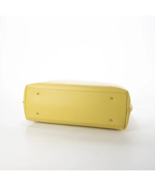 UNBILLION perche ゴートユーティリティヒネリかぶせA4トート イエロー