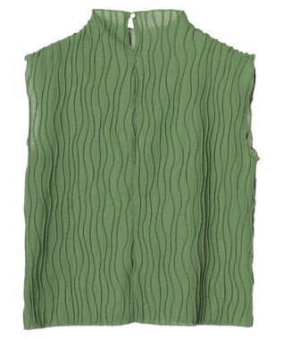 Green Parks ・Ｐｅｔｉｔ　Ｆｌｅｕｒ　ウェーブメロープルオーバー Green