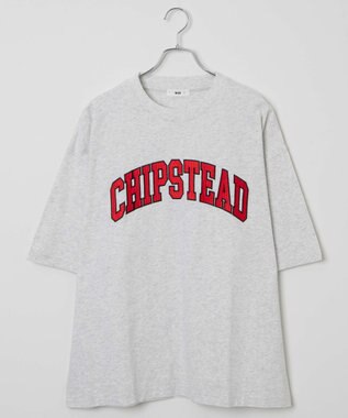 WEGO カレッジロゴBIGT（S） ライトグレー