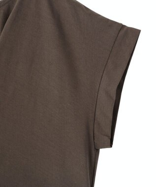 YECCA VECCA ピン付きドレープカットソー Charcoal Gray