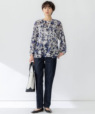 23区 スカーフリングチェーンネックレス シルバー系