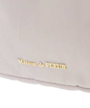 Maison de FLEUR 撥水加工キャリーオンリュック Grayish Pink