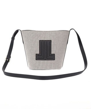 LANVIN en Bleu ヴィジュキャンバス ショルダーバッグ