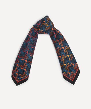 LIBERTY. アイフィス ドーン シルクツイル スカーフ45 オレンジ