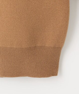 Feroux 【洗える】レタードロゴ プルオーバーニット ダークブラウン系