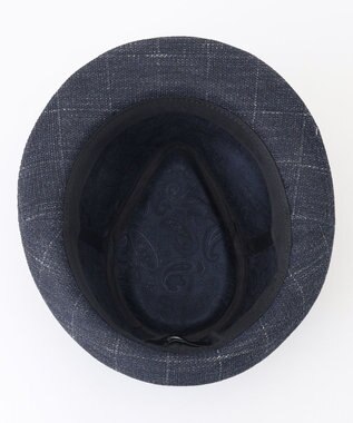 JOSEPH ABBOUD 【LANIFICIO ROMA】オーバープリントジャージ  ハット ネイビー系4