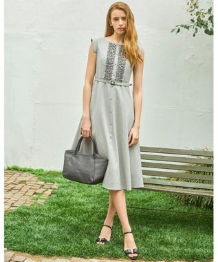 TOCCA TOUCH OF CRESTA NYLON TOTE ナイロントートバッグ【古畑星夏さん着用】 ライトグレー系