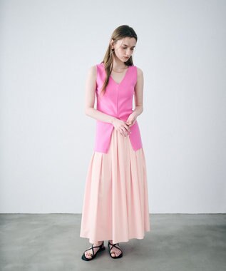 uncrave 2WAYタンクトップ ピンク