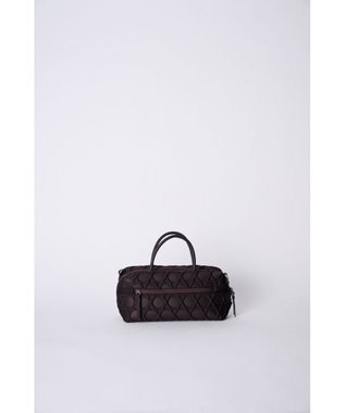 MIYABIYA 【撥水加工】篭目大柄エンボスボンディングミニボストン チョコレート