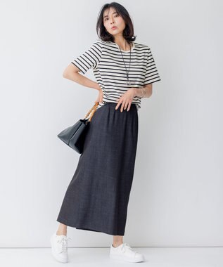 23区 ダブルリングトップネックレス シルバー系