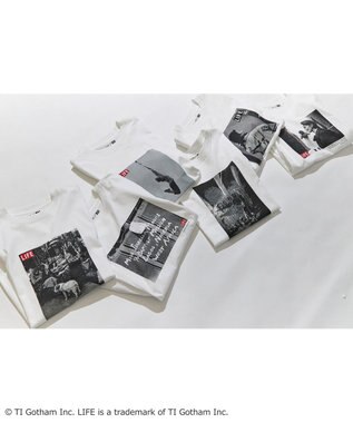 23区 L 【23区/LIFE】PHOTO Tシャツ ホワイト系 (baggage)