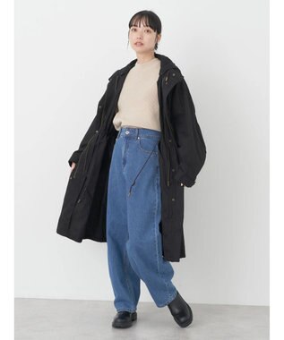 earth music&ecology マルチｗａｙモッズコート Black