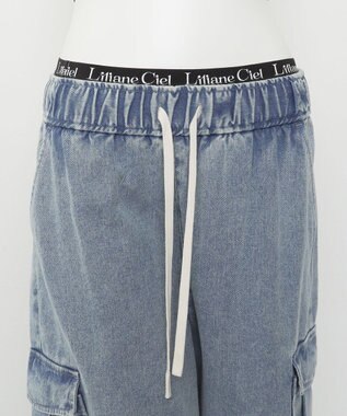 WEGO 【ハーフトップ＆ショーツセット】Liliane　Ciel　クロスロゴ グレー